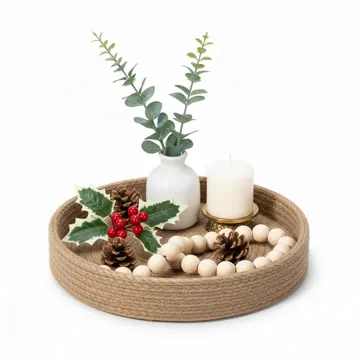 Round Rope Serving Tray, 10x10 Inch, photo 12