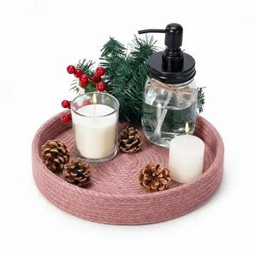 Round Rope Serving Tray, 10x10 Inch, photo 13