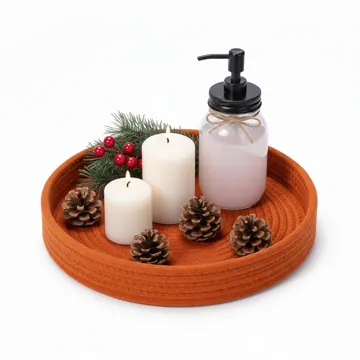 Round Rope Serving Tray, 10x10 Inch, photo 15