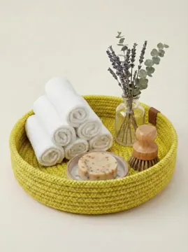 Round Rope Serving Tray, 10x10 Inch, photo 3