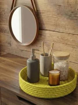 Round Rope Serving Tray, 10x10 Inch, photo 4