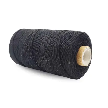 Kala Dhaga Black Twisted Cotton Cord, 2mm, photo 4