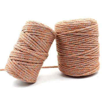 Knitted Round Macrame Cord, 2mm to 8mm, photo 16