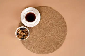 Machine-Braided Jute Round Placemats, 33 cm, photo 14