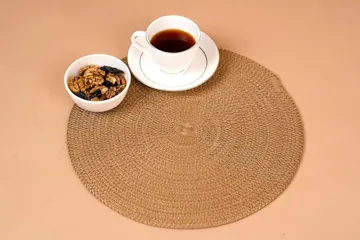 Machine-Braided Jute Round Placemats, 33 cm, photo 15