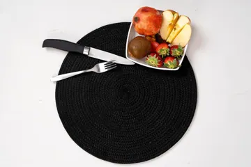 Machine-Braided Jute Round Placemats, 33 cm, photo 6