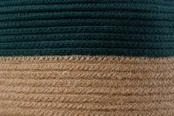 Army Green Jute Basket with Lid, 8 x 3 Inch, photo 5