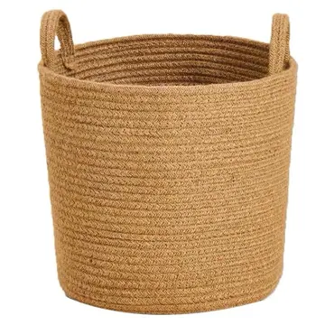 Foldable Cotton Rope Basket in Small, Medium and Large