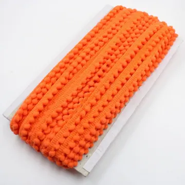 Cotton and Polyester Pom Pom Lace with Mini Bobble Fringe, photo 11