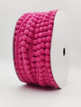 Cotton and Polyester Pom Pom Lace with Mini Bobble Fringe, photo 12