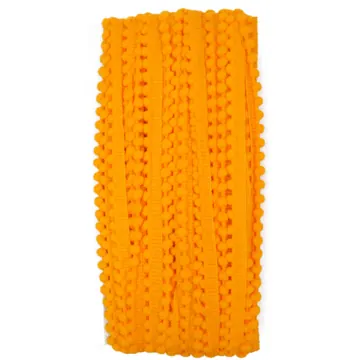Cotton and Polyester Pom Pom Lace with Mini Bobble Fringe, photo 6