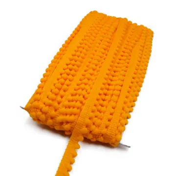 Cotton and Polyester Pom Pom Lace with Mini Bobble Fringe, photo 7