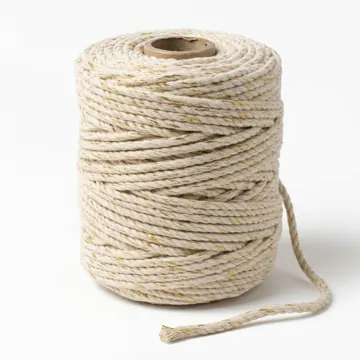3-Ply Twisted Cotton Macrame Cord, 2 mm to 4 mm
