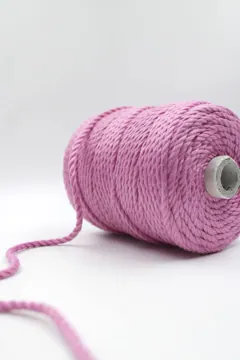 3-Ply Twisted Cotton Macrame Cord, 2 mm to 4 mm, photo 4
