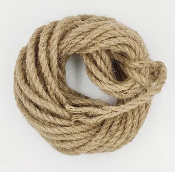 Twisted Brown Jute Rope, 6mm and 8mm