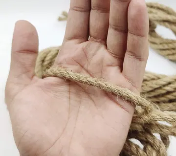 Twisted Brown Jute Rope, 6mm and 8mm, photo 7