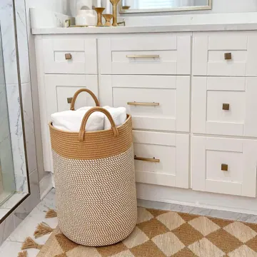 Collapsible Cotton Rope Basket, 30 x 15 cm, photo 4