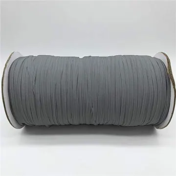 Flat Braided Polyester Elastic Cord, 3.5mm and 6mm, photo 10