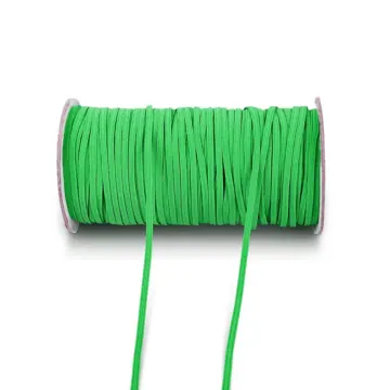 Flat Braided Polyester Elastic Cord, 3.5mm and 6mm, photo 16