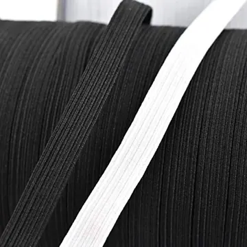 Flat Braided Polyester Elastic Cord, 3.5mm and 6mm, photo 5