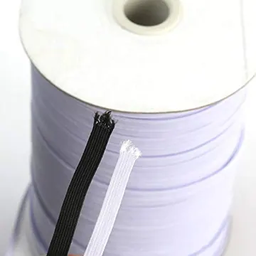 Flat Braided Polyester Elastic Cord, 3.5mm and 6mm, photo 6
