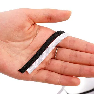 Flat Braided Polyester Elastic Cord, 3.5mm and 6mm, photo 7