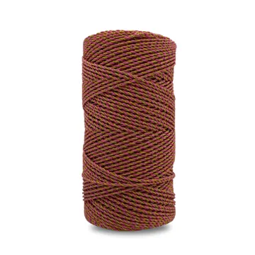 2-Ply Twisted Man-Made Fibre Macrame Cord, 2mm, photo 10