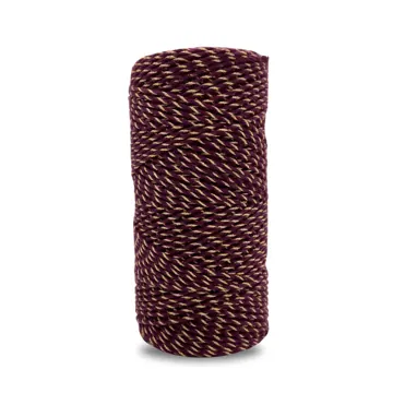 2-Ply Twisted Man-Made Fibre Macrame Cord, 2mm, photo 3