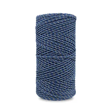 2-Ply Twisted Man-Made Fibre Macrame Cord, 2mm, photo 4
