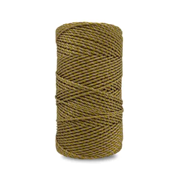 2-Ply Twisted Man-Made Fibre Macrame Cord, 2mm, photo 5