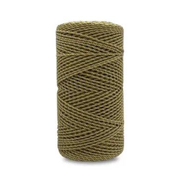 2-Ply Twisted Man-Made Fibre Macrame Cord, 2mm, photo 9