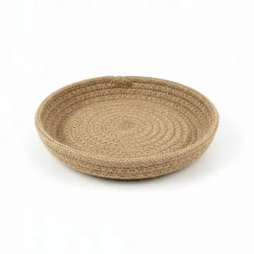 Braided Jute Plant Saucers, Set of 6, 4 to 12 Inch, photo 2
