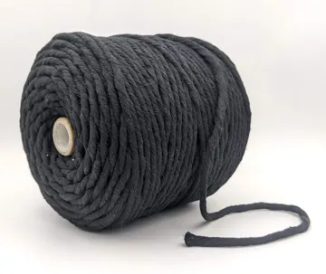 Single Strand Cotton Macrame Cord, 3 mm and 4 mm
