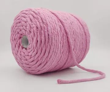 Single Strand Cotton Macrame Cord, 3 mm and 4 mm, photo 10