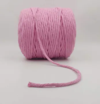 Single Strand Cotton Macrame Cord, 3 mm and 4 mm, photo 12