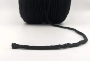 Single Strand Cotton Macrame Cord, 3 mm and 4 mm, photo 3