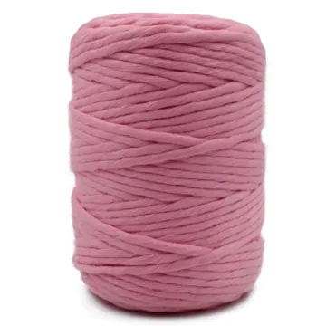 Single Strand Cotton Macrame Cord, 3 mm and 4 mm, photo 4