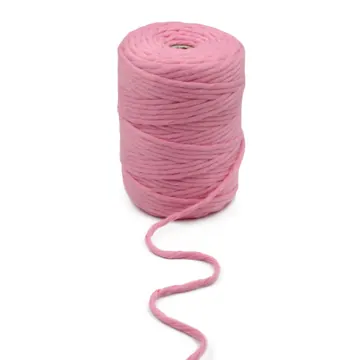 Single Strand Cotton Macrame Cord, 3 mm and 4 mm, photo 5