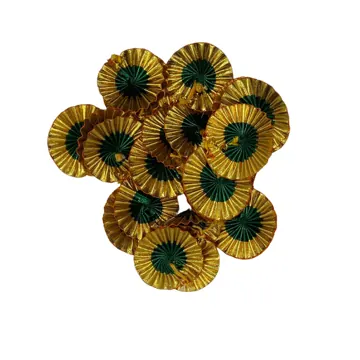 Gota Patti Flower Appliques, Pack of 25, photo 3