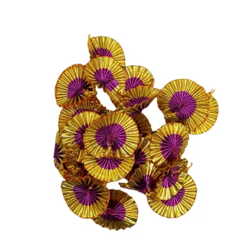 Gota Patti Flower Appliques, Pack of 25, photo 5