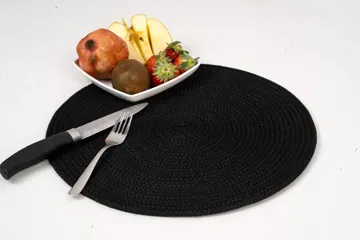 Braided Polyester Round Placemats, 1, 4 or 6 Pieces, photo 10