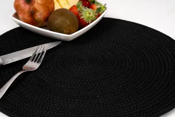 Braided Polyester Round Placemats, 1, 4 or 6 Pieces, photo 14