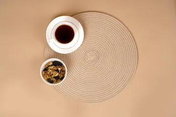 Braided Polyester Round Placemats, 1, 4 or 6 Pieces, photo 16