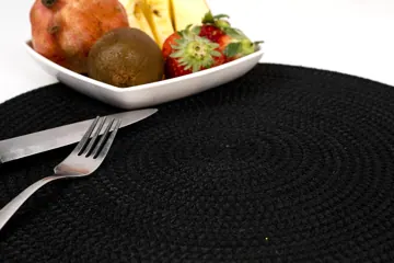Braided Polyester Round Placemats, 1, 4 or 6 Pieces, photo 5