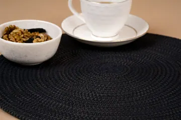 Braided Polyester Round Placemats, 1, 4 or 6 Pieces, photo 8