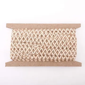 Brown Jute Lace Border, 10 or 25 Metres, photo 10