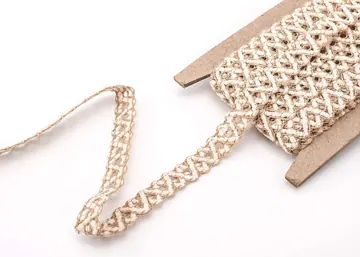 Brown Jute Lace Border, 10 or 25 Metres, photo 11