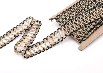 Brown Jute Lace Border, 10 or 25 Metres, photo 13