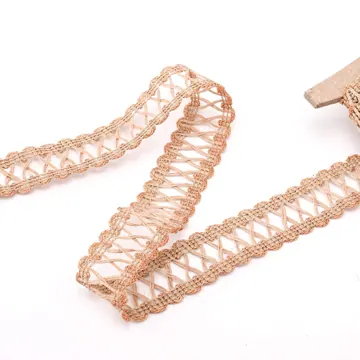Brown Jute Lace Border, 10 or 25 Metres, photo 3