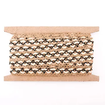 Brown Jute Lace Border, 10 or 25 Metres, photo 7